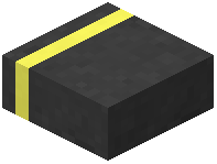 Road Slab with Yellow Offset Straight Line