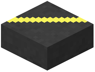 Road Slab with Yellow Offset Out BA Line
