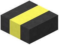 Road Slab with Yellow Straight Thick Line