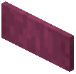 Stripped Crimson Hyphae Wall Sign