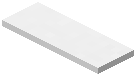 White Thick Strip Wall Light Tube