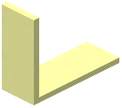 Yellow Thick Strip Corner Light Tube