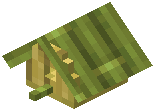Stripped bamboo birdhouse