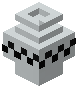 White clay vase