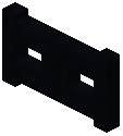 Black Concrete Fence Gate