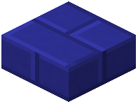 Blue Concrete Brick Slab
