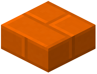Orange Concrete Brick Slab
