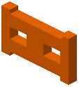 Orange Concrete Fence Gate