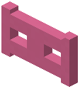 Pink Concrete Fence Gate