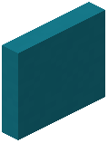 Cyan Concrete Door