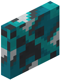 Cyan Glazed Door