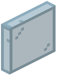Cyan Stained Glass Door