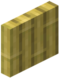 Stripped Bamboo Block Door