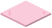 Pink Stained Glass Pressure Plate