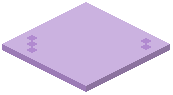 Purple Stained Glass Pressure Plate