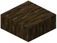Dark Oak Log Slab