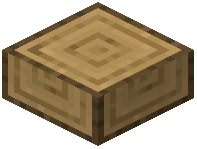 Top Oak Log Slab