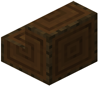 Top Dark Oak Log Stairs