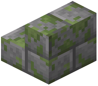 Mossy Stone Bricks Stairs