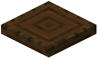Top Dark Oak Log Trapdoor