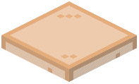 Orange Stained Glass Trapdoor