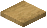 Stripped Oak Log Trapdoor