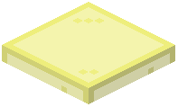 Yellow Stained Glass Trapdoor