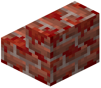 Crimson-Mossy Brick Stairs