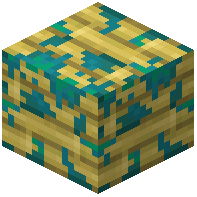 Warped-Mossy Bamboo Planks