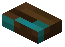 Warped-Mossy Dark Oak Button