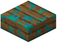 Warped-Mossy Spruce Slab