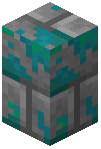 Warped-Mossy Stone Brick Wall