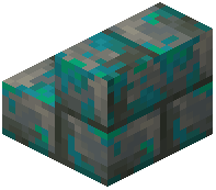 Warped-Mossy Tuff Brick Stairs