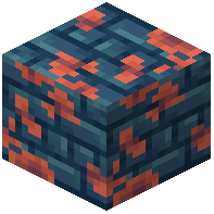Mossy Blue Nether Bricks