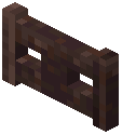 Polished Gloomy Netherrack Fence Gate