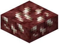 Nether Quartz Ore Slab