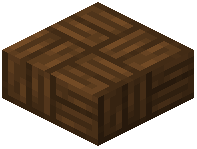 Cross Dark Oak Slab