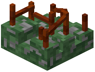 Dark Green Concrete with Bars