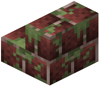 Mossy Brick Tile Stairs
