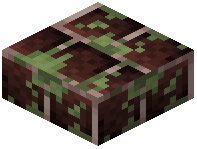Mossy Dark Brick Tile Slab
