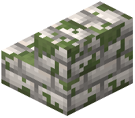 Mossy Diorite Brick Stairs