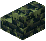 Mossy Green Brick Stairs