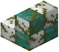 Mossy Green-White Tile Stairs
