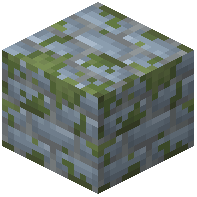 Mossy Light Blue Bricks