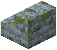 Mossy Light Blue Brick Stairs