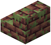 Mossy Sand Brick Stairs