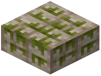 Mossy Yellow Brick Slab (Stack Bond)