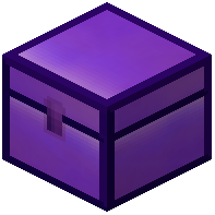 Flat amethyst chest