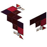 Low Cabinet With Tablecloth