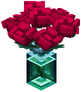 Roses In Water Bottle